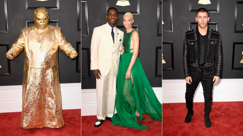 Illustration for article titled Every Wild and Wacky Look From the 59th Grammy Awards Red Carpet